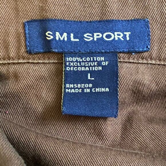 SML Sport Boho Western Studded 100% Cotton Shirt Jacket Women Size L - Picture 6 of 8